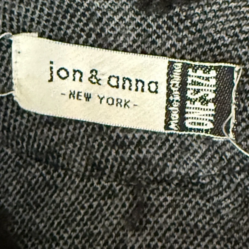 Jon & Anna New York Black Faux Fur Collar Jacquard Knit Poncho Cape Wrap OS